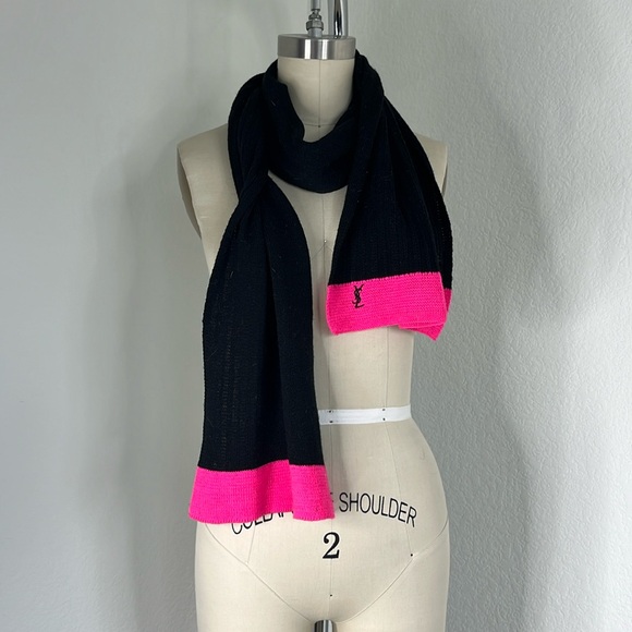 VTG YSL Scarf Japan Knit 70s - Picture 1 of 5